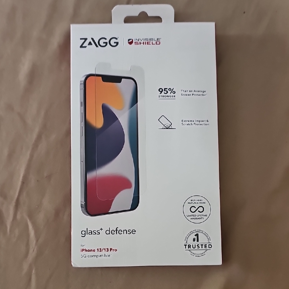 ZAGG InvisibleShield Glass+ Screen Protector for iPhone 13/13 Pro - Clear